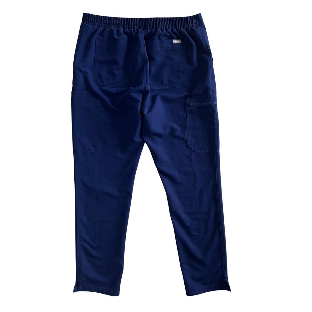 FIGS Yola Scrub Pants Navy Blue Jogger Drawstring Medical Size M - Picture 9 of 13